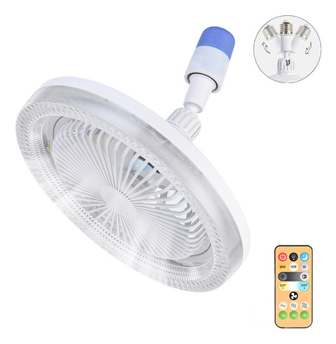 70w E26/e27 Luz De Ventilador Con Remote, Lampara Ventilador