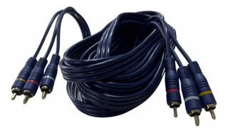 3xRCA s Cables de vídeo compuesto DeLOCK 5m 3xRCA cable de vídeo compuesto Negro 3xRCA - 3xRCA, 5 m, 3 x RCA, 3 x RCA, Negro, Macho/Macho, 1 pieza 