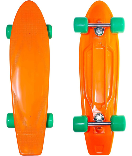 Skateboards Mini Cruiser - Patineta Retro Completa De 22 Pul