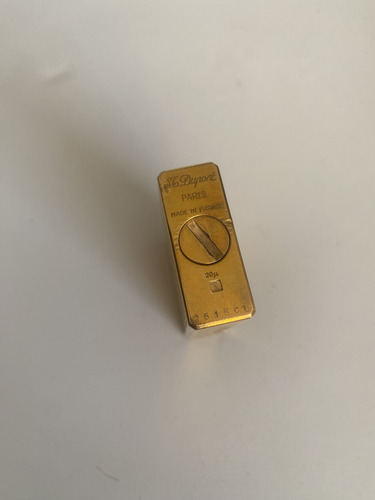 Encendedor St Dupont Plaque Oro (Usado)