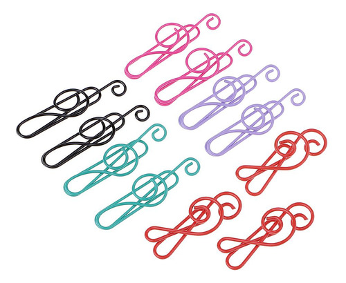 6 X 20 Pcs De Pinzas De Papel Hecho De Material Metal Apto