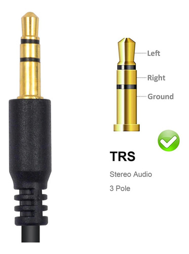 2 De 3,5 Mm Para Auriculares, Macho A 6 Vías 3,5 Mm Hembra