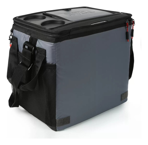 Titan Hielera Plegable Para 40 Latas Gris