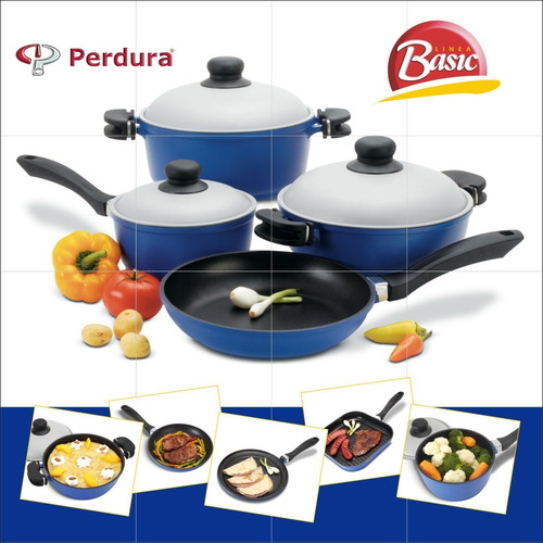Perdura Bateria De Cocina Basic 7 Pzas