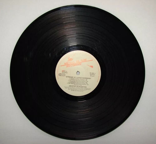 Vinilo Cryptic Slaughter Stream Of Consciousness 1988 Ed (us (Usado)