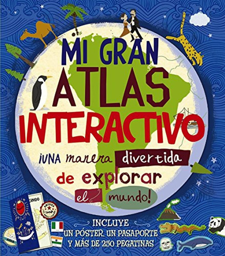 Mi gran atlas interactivo (Castellano - A PARTIR DE 8 AÑOS - LIBROS DIDÁCTICOS - Otros libros), de Slater, Jenny. Editorial Bruño, tapa pasta dura, edición edicion en español, 2014