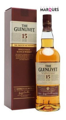 Whisky The Glenlivet 15 Anos 750ml Single Malt. Envio Imedia