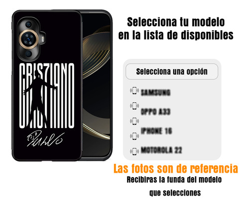 Funda + Extra Para Huawei (todos) Criistiano Cr-7 Huawei Mate 40 Pro