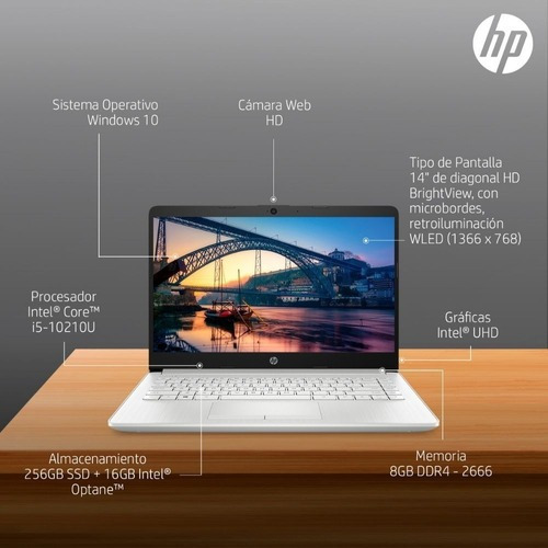 Imagen 8 de 11 de Notebook Hp 14-cf2078la Intel Core I5 8gb 256gb Ssd 14