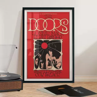 Cuadro 60x40 Rock - The Doors - Cow Palace Poster