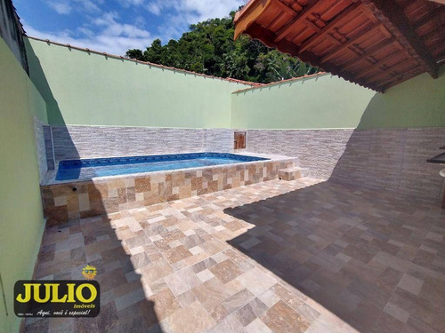 Imagem 5 de 24 de Casa Com 2 Dormitórios Com Piscina À Venda, 76 M² Por R$ 325.000 - Jardim Chacara Sao Joao - Mongaguá/sp - Ca4485