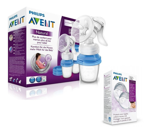 Avent Extractor Leche Materna + Vasos + Conchas Recolectoras