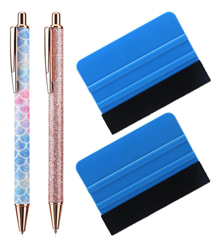 2 Pcs Craft Vinyl Weeding Point Retractable Pin Pen Air Libe