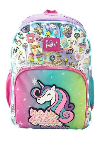 RESIENTEN mi mochila nunca divertida unicornio unicornio Siviwonder Kitbag unicornio
