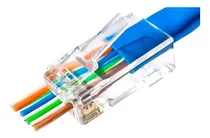 Comprar Pack Fichas Pasante Ez Rj45 Cat5 Armado Red Utp Bolsa X100