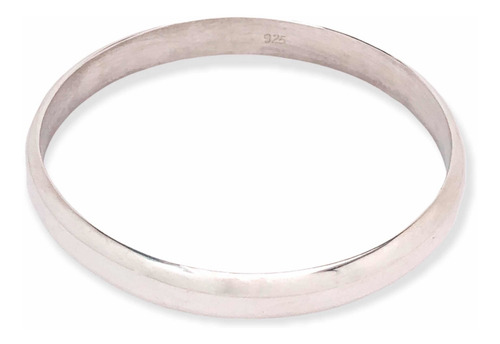 Imagen 4 de 9 de Pulsera Esclava De Plata 925 Ancho 9 Mm