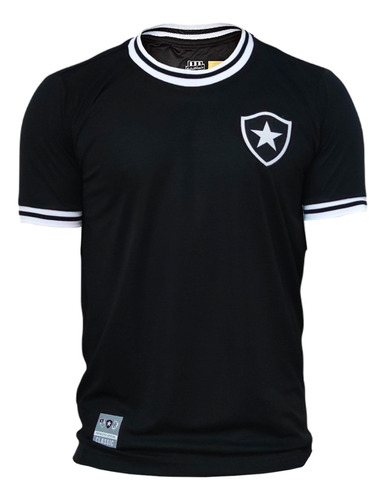 Camisa Do Botafogo Preta Masculina Licenciada