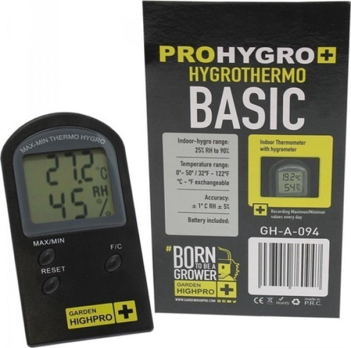 Termohigrómetro Prohygro Basic - Garden Highpro