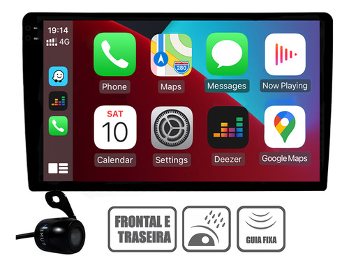 Nimus N500 Plus 10p Android 15 Apple Carplay Câmera De Ré