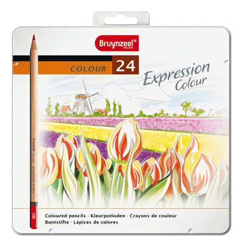 Lápices De Colores Bruynzeel Expression Colour X 24 Color Agua