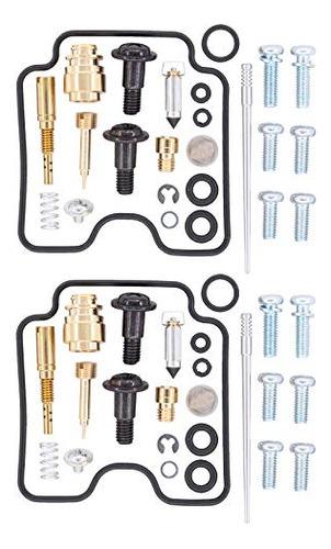 Motoku Pack Of 2 Carburetor Rebuild Kit For Yamaha Vstar 110