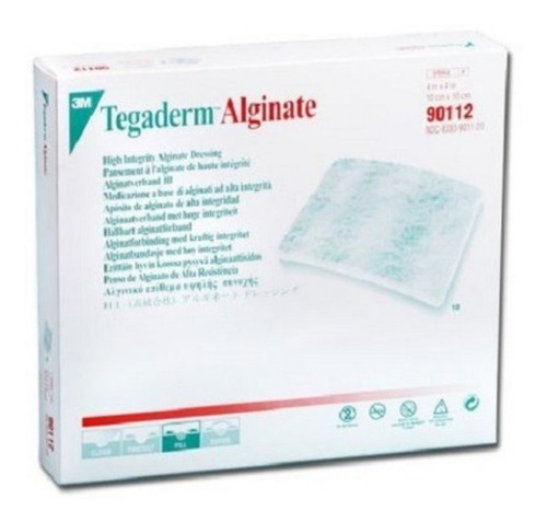 Tegaderm Alginato 3m De 10 X 10 Cms - Caja 10 Unds - 90112