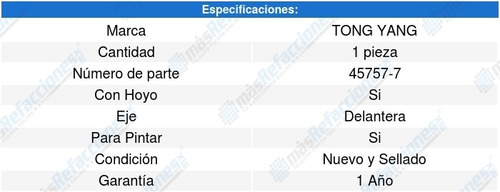 Defensa Delantera Tong Yang Seat Leon (10-12)