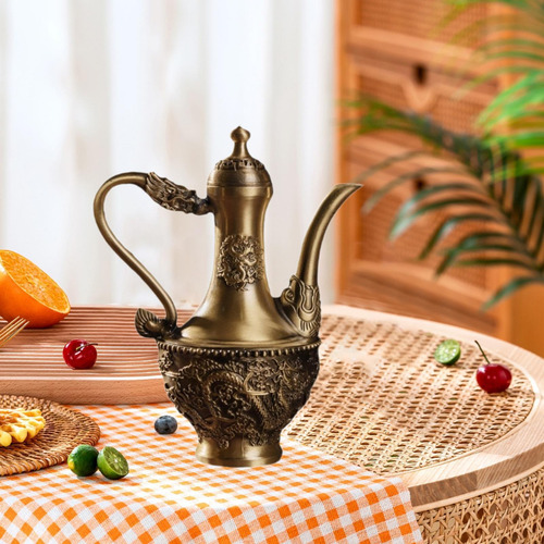 Cafetera Turca Para Decoración Del Hogar Con Diseño De Dragó