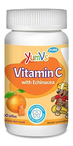 Yum V De Vitamina C Jaleas Yummy Naranja  60 chewables