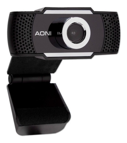 Imagen 3 de 6 de Aoni Camara Webcam Full Hd Usb Aut/foco 1080p Teams Zoom