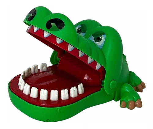 Brinquedo Jogo Crocodilo Jacaré Dinossauro Rato Ripopótamo Dentista Acerte  Dente em Promoção na Shopee Brasil 2023