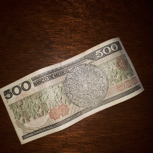 Billete Quinientos Pesos Francisco I Madero 1983 (Usado)