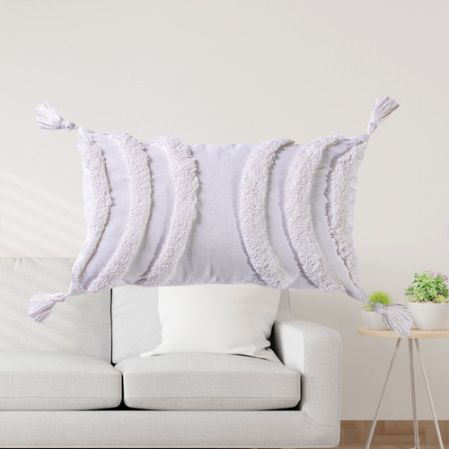 Funda P/cojín Itza 45x35cm Poliéster Concord Color Blanco