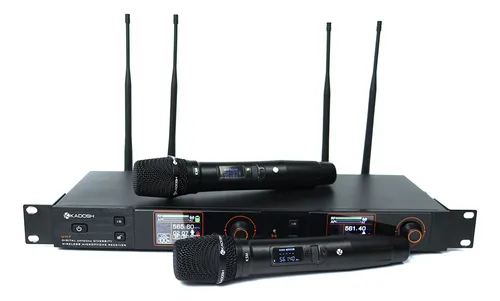 comprar Microfone Kadosh K-522m Sem Fio Recarregável Padrão Rack