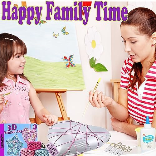 Beilunt 3d String Art Kit: Manualidades Para Niñas 8 A 12