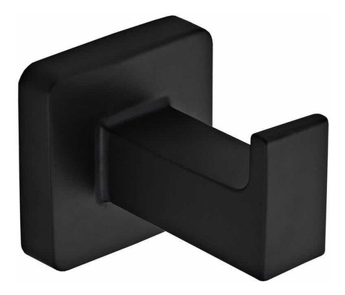 Imagen 4 de 4 de Set De 4 Accesorios De Baño Acero Inoxidable Color Negro