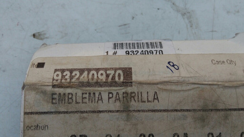 Emblema Del.astra 99/02 # 93240970