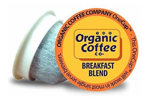 The Organic Coffee Co. Desayuno Blend 36 Ct Medium Light Asa