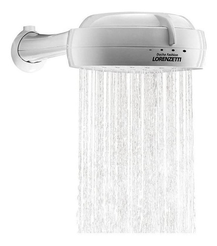 Imagem 3 de 4 de Chuveiro elétrico de parede Lorenzetti Fashion branco 6800W 220V