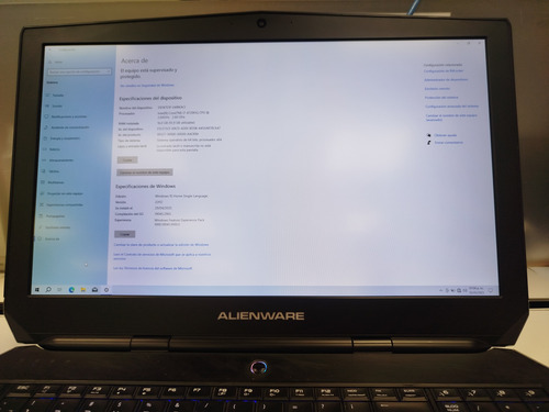 Alienware X17 R2, Sin Rendimiento De Batería Y Con Falla En Gris (Usado)