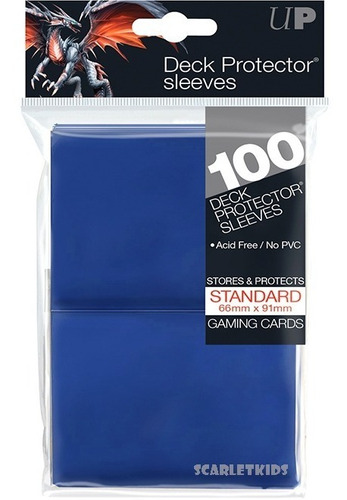 Protectores Ultra Pro X100 Unidades Azul Scarlet Kids