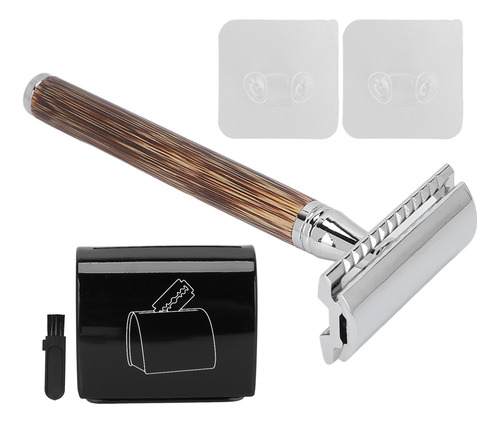Juego Manual Antiguo De BambĂș Plateado Para Hombre Que Inclu