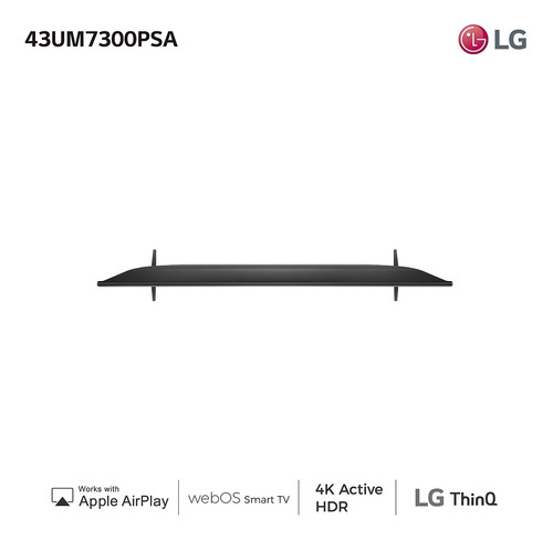 Smart Tv LG 43` Uhd 4k Led Modelo 43um7100 Wifi Netflix Amv