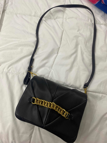 Cartera Negra Zara De Hombro