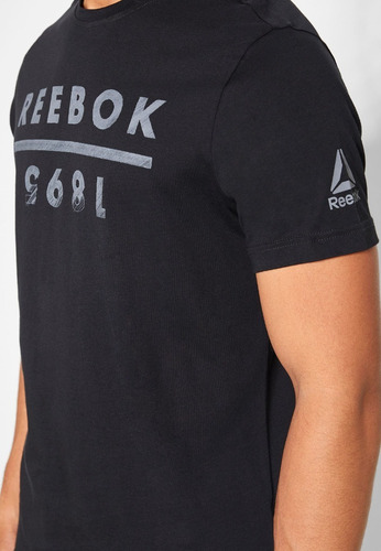Camiseta Reebok 1895 Preta Importada Tamanho M Ótimo Estado!
