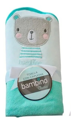 Toalla De Bebe Con Capucha De Baño  Marca Bambino.