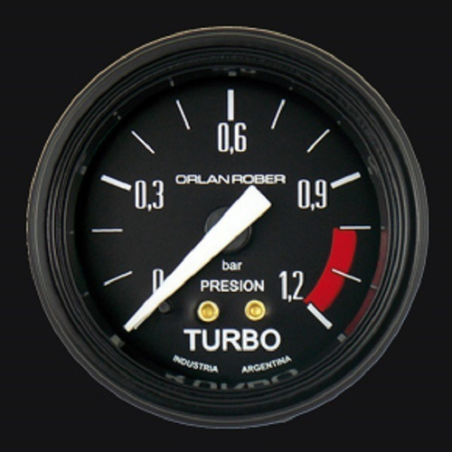 Instrumento Medidor Presión De Turbo  612h12  Clásico Negro