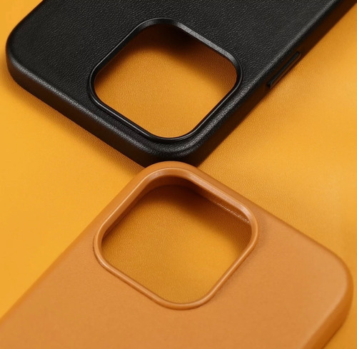 Imagen 5 de 6 de Funda De Cuero Magsafe Para iPhone 13 Pro Max