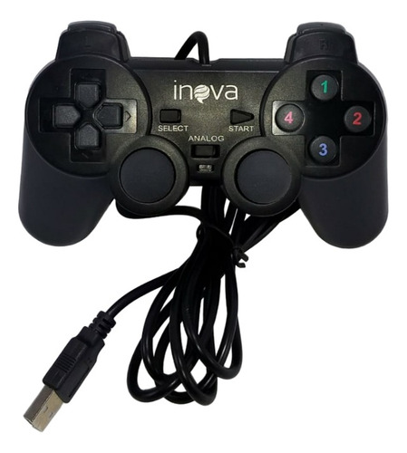 Controle Joystick Usb Inova Para Pc Notebooks