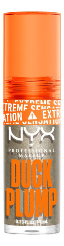 Gloss Voluminizador Transparente Duck Plump Gloss Plateado Nyx Professional Makeup